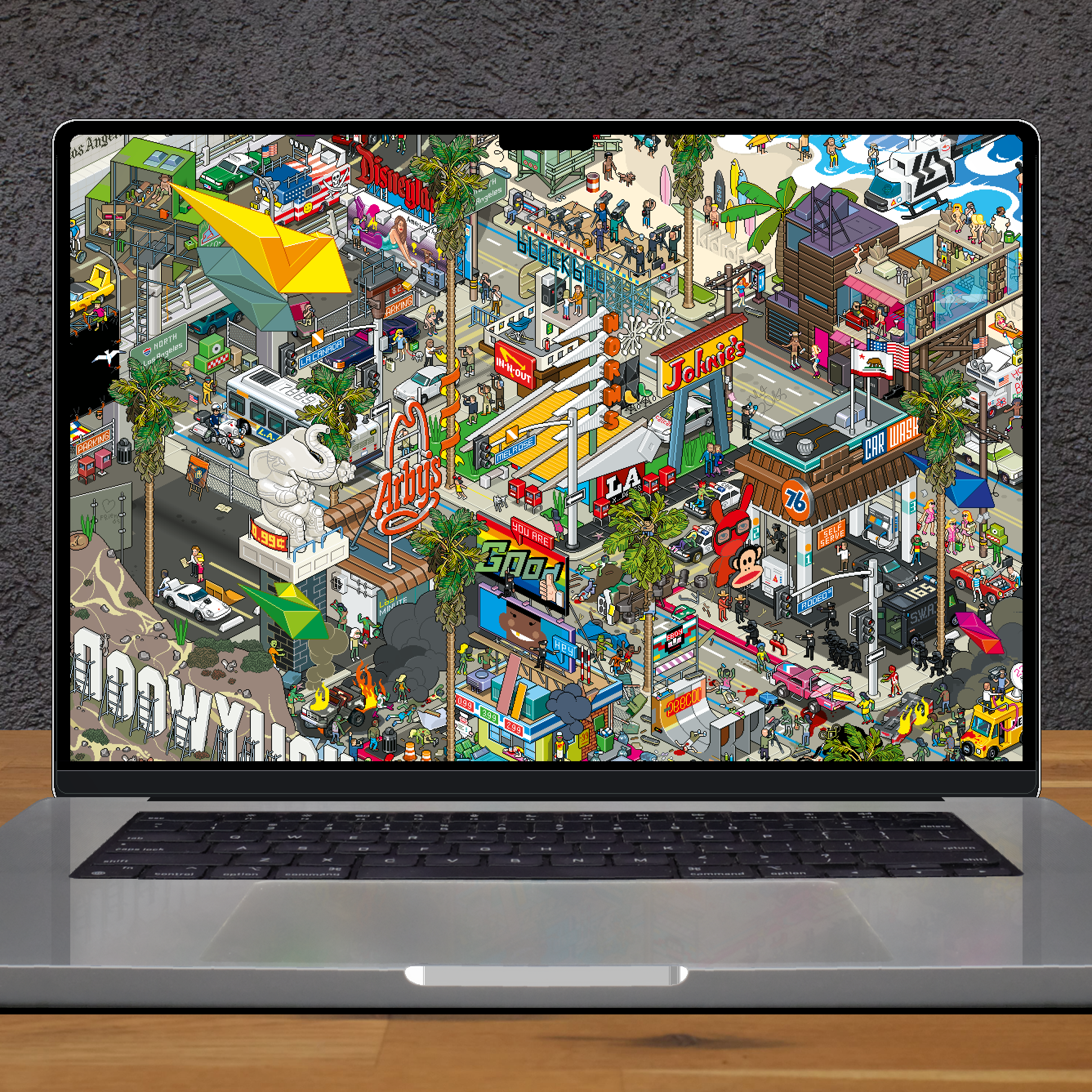 30 Dazzling Examples of Pixel Art by Eboy - Inspirationfeed | Pixel art,  Iphone wallpaper usa, Isometric art